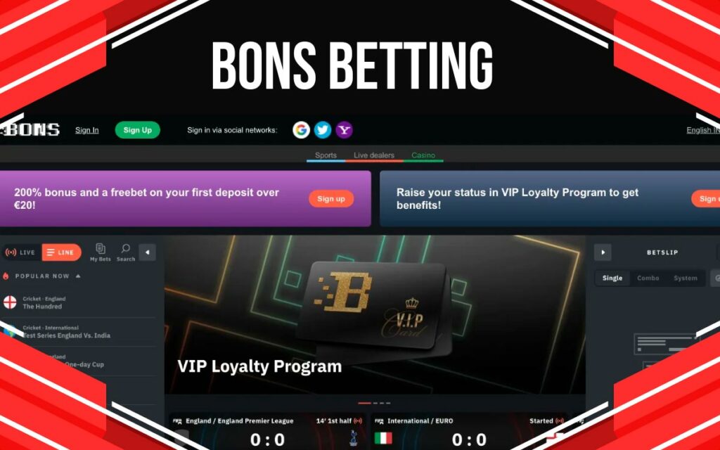 Bons betting online gambling site