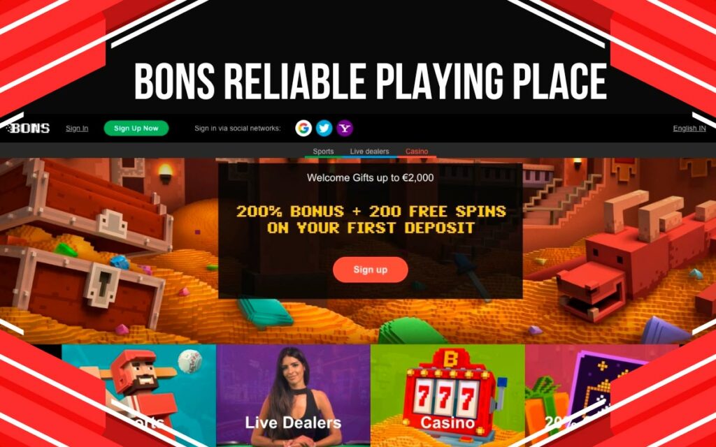 Bons betting site and platform